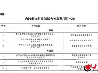 全国一等奖+1 龙拱港在内河科技创新大赛斩获一等奖