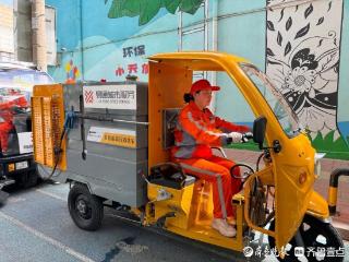 历下城管高标准护航“五一”城市文明风景线