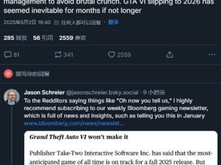 R星不愿加班导致《GTA 6》延误