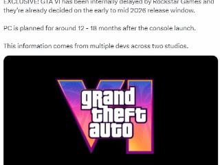 有"预言家"？有人8个月前曾准确预测《GTA6》跳票