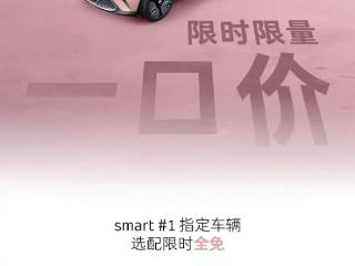 14.99万起买奔驰！smart精灵#1/3推限时限量一口价
