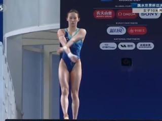 巅峰对决！跳水世界杯总决赛女子10米台陈芋汐、全红婵包揽金银