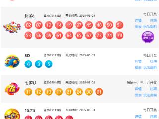 5月3日福彩中奖号码