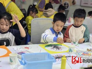 石家庄市裕华区师大科大高校社区举办创意美术活动
