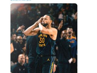 带队抢七淘汰火箭！NBA官方晒库里晚安照