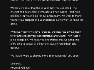 《GTA6》延期引发网友思考：游戏跳票该不该催？