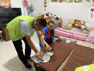 济阳街道财工街社区开展“温情守护”行动