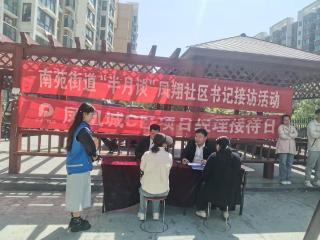 南苑街道凤翔社区开展“半月谈”书记接访活动
