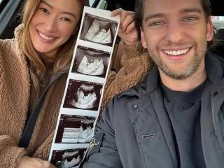 谢霆锋妹妹谢婷婷宣布怀二胎，孕肚还戴钻石脐钉，小男友陪伴产检