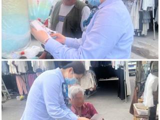 农行郯城马头支行开展金融教育宣传“赶大集”