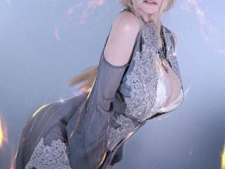 美国小姐姐Cos《黑暗之魂3》防火女 身材很吸睛