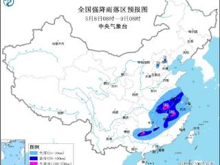 江南华南有较强降水和强对流过程 西北地区华北有大风和降水天气