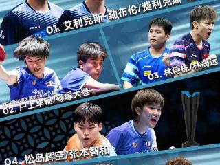 林诗栋/蒯曼、王楚钦/孙颖莎领衔出战混双 世乒赛双打种子名单公布