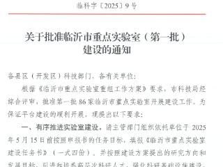 临沂职业学院获批临沂市重点实验室