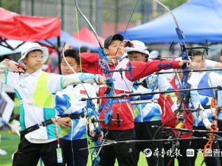 雨中逐箭梦！“英派斯杯”青岛市六运会青少年组射箭比赛激情开赛
