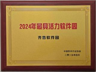 三十而立|再获殊荣！齐鲁软件园跻身“2024年度最具活力软件园”