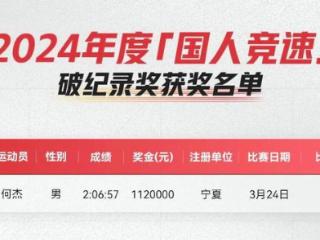 马拉松“双杰”：何杰获122万奖金，大迫杰跑步被投诉