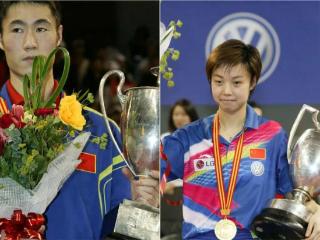 王励勤张怡宁登顶！乒联发文庆祝上海世乒赛20周年，你还记得吗？