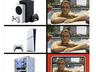 海外主机党嘲笑PC玩家：《GTA6》只配视频通关