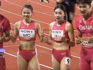 中国4X400米混合接力队史上首次杀进世锦赛 狂破全国纪录四秒多
