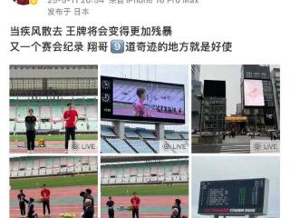 徐卓一大阪站夺冠，13秒23创赛会纪录达标东京世锦赛