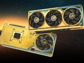 全球最贵显卡！华硕ROG Astral RTX 5090 Dhahab最低50000元：用了6.5克黄金