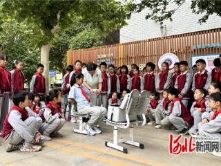 石家庄市桥西区：急救知识进校园 安全种子撒心间