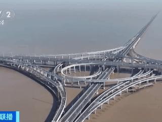基建狂魔新奇迹！卫星俯瞰亚洲最大的海上高速枢纽