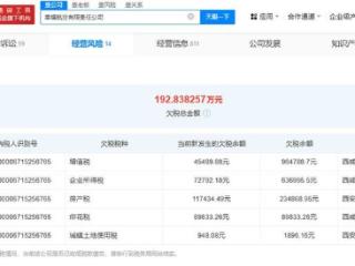 欠薪风波后，幸福航空再被曝欠税192.8万元