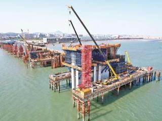 莲嶝大桥开启主跨上部结构施工 明年5月具备验收条件