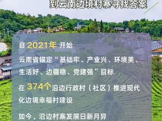 图解 | 云岭边境村，幸福花开