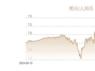 5月13日人民币对美元中间价报7.1991元 上调75个基点