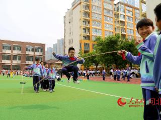 河北唐山：活力课间 快乐成长
