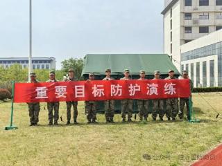 临沭县国动办组织开展重要目标防护演练