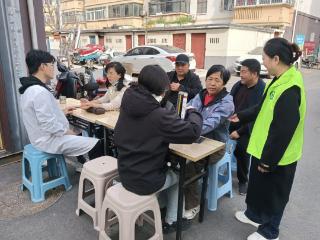 济阳街道电苑社区退役军人服务站组织开展爱心义诊进社区活动
