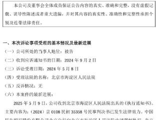 民生银行申请强制执行泛海控股3亿元债务