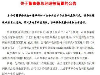 V观财报｜美凯龙创始人车建兴被留置，自营卖场收入承压