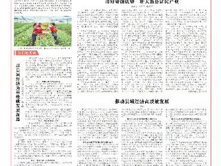 推动兴业强县富民一体发展｜《贵州日报》今日推出第四十五期“悟思想伟力·看实践创新”特别报道