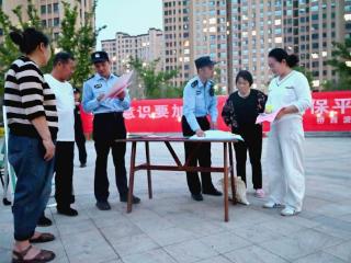 灌南桥西派出所：加强晚间巡防 预防盗窃和电诈发案