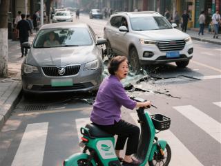 女子人行道上被撞：起诉路边违停车主获法院支持
