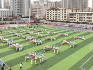 离石区2025年中小学生春季田径运动会开幕