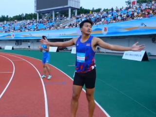 一人力压八位中国猛将 大奖赛男子百米决赛泰国19岁短跑天才夺冠