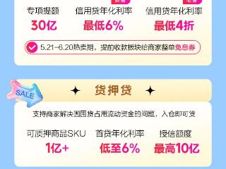 100亿元提额、专属利率优惠，“百亿计划”帮商家高效备战京东618