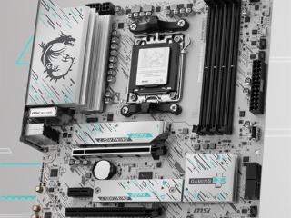 1199元 微星推出B850M GAMING PLUS WIFI主板：纯白PCB设计