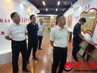 菏泽鲁西新区陈集镇调研教育教学工作