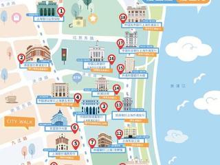 上海银行同业公会全国首发“银端漫步”金融文化明信片及CITY WALK线路