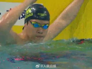 潘展乐战胜孙杨，全国冠军赛男子400米自由泳决赛夺冠