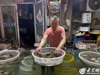 众点关注｜休渔不缺鱼 记者探访东营市场：部分海鲜价格上涨