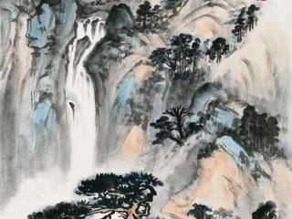 林存安笔下的松树，有着独特的个体气质