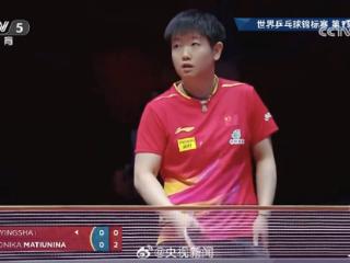 光速晋级 2025年多哈世乒赛孙颖莎4比0战胜对手